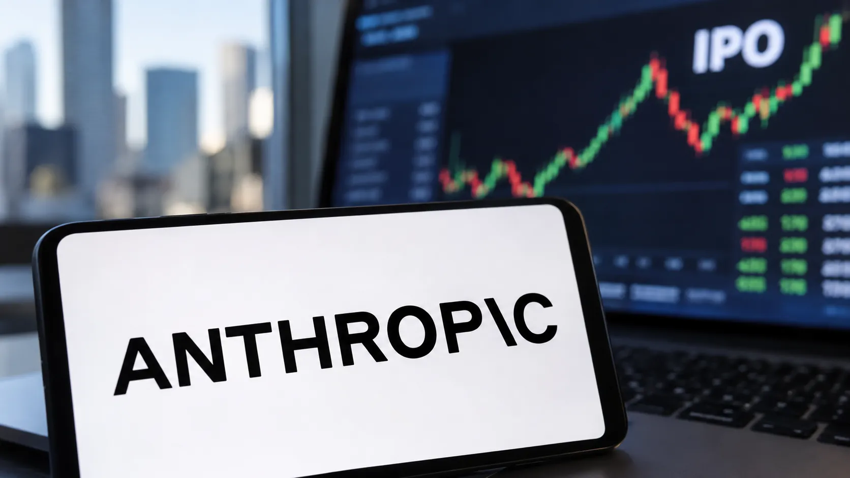 Anthropic logo representing the Anthropic IPO filing and the company's reported revenue growth, financial losses and AI computing costs.