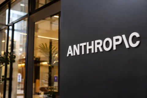 Anthropic logo representing the Anthropic IPO filing and the company's planned Nasdaq stock market debut.