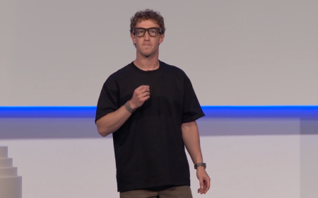 Meta Unveils New Smart Glasses with a Display and Wristband Controller