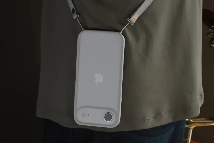 I tried the Apple Crossbody Strap. It’s convenient, but the phone looks silly when the strap is removed.