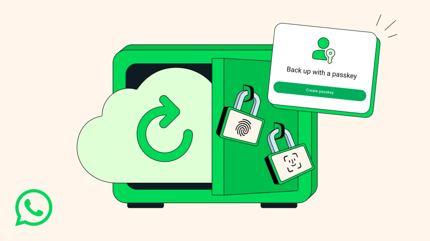 WhatsApp Introduces Passkey Protection for Encrypted Backups