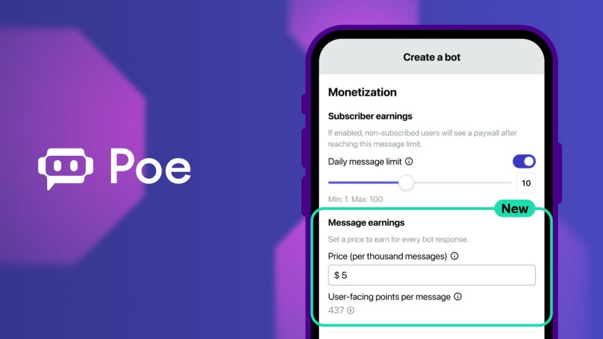 Poe’s AI app now supports group chats across AI models