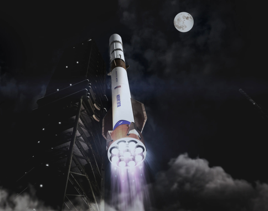 Blue Origin Reveals a Super-Heavy New Glenn Variant Taller Than Saturn V