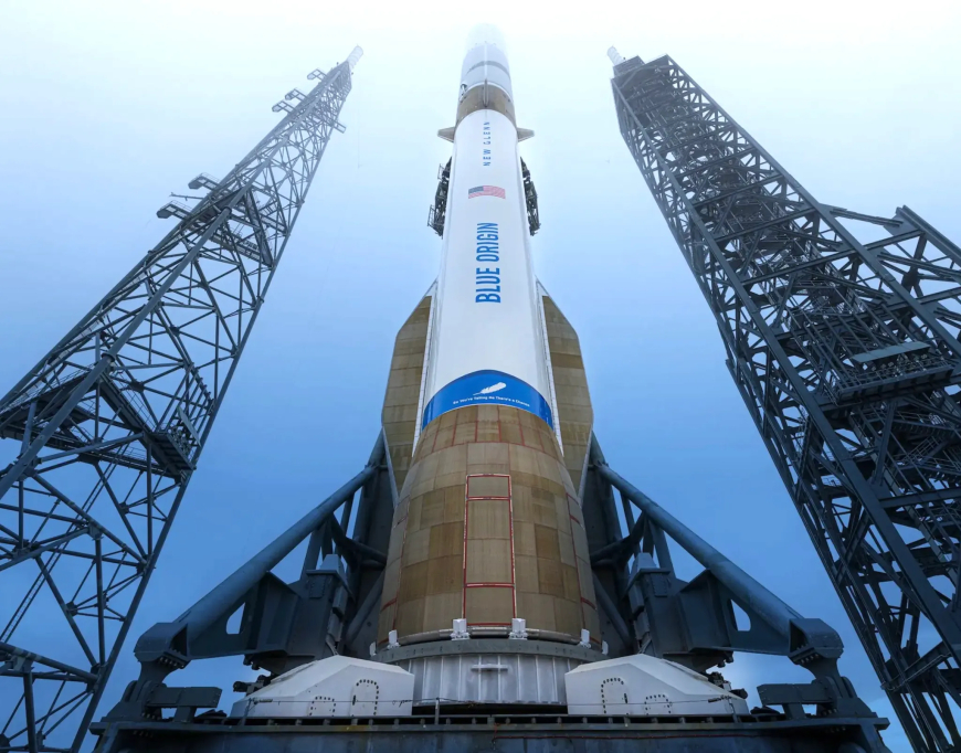 Blue Origin Schedules Third New Glenn Launch for Late February, but Not to the Moon