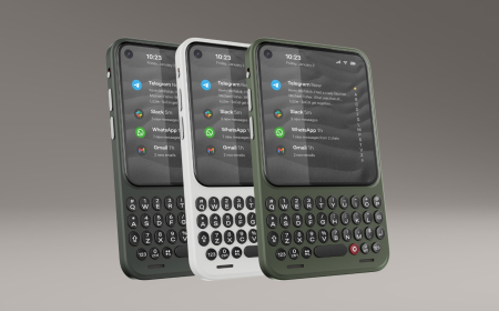 Clicks debuts its own take on the BlackBerry smartphone, plus a $79 snap-on mobile keyboard