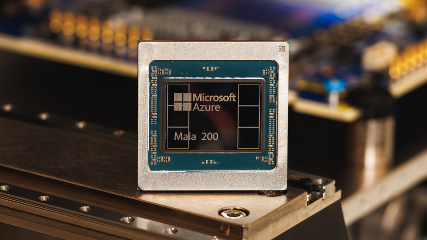 Microsoft Unveils Maia 200 Chip Designed to Scale AI Inference