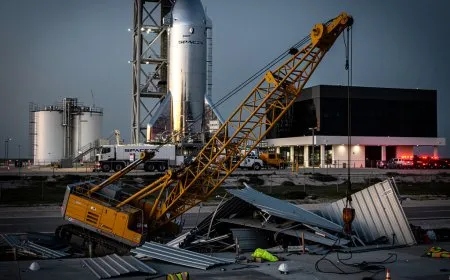 SpaceX Didn’t Properly Inspect Crane Before Collapse at Starbase, OSHA Says