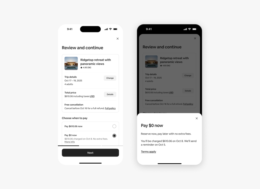 Airbnb expands its ‘Reserve Now, Pay Later’ globally