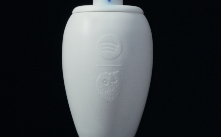 Spotify and Liquid Death launch limited-edition urn-shaped speaker
