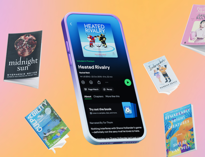 Spotify ventures into physical book sales, adds new audiobook features
