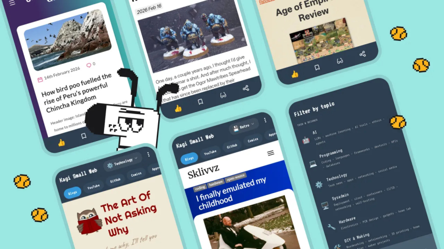 Kagi expands its human-curated “small web” experience to mobile