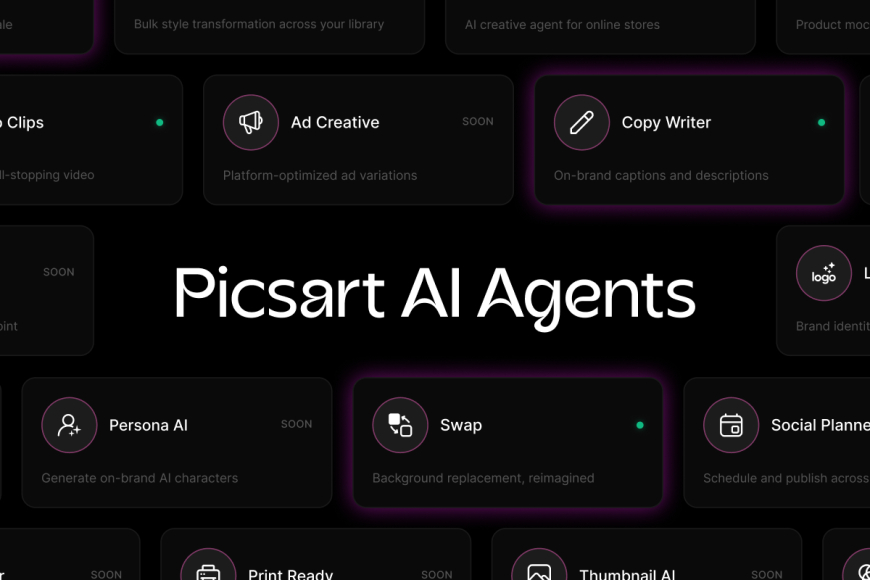 Picsart launches AI agent marketplace to let creators hire digital assistants
