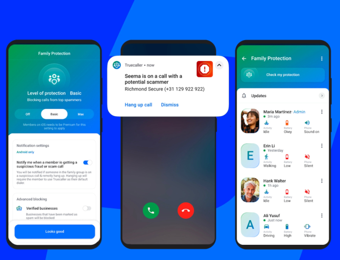 Truecaller introduces a feature to block scam calls for family members