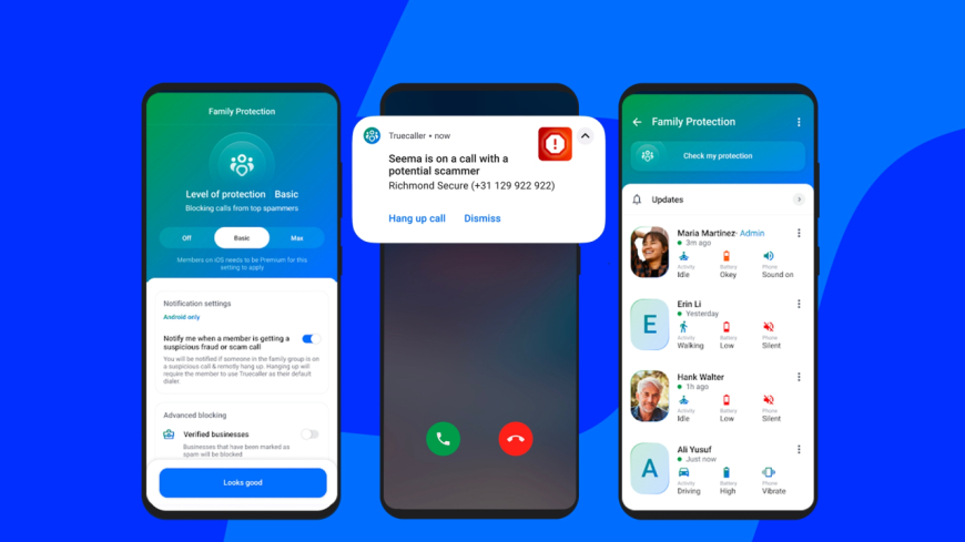 Truecaller introduces a feature to block scam calls for family members