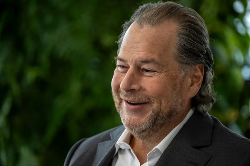 Marc Benioff says Salesforce has weathered SaaS downturns before