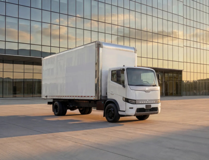 Harbinger unveils compact electric work truck with EV and hybrid power options