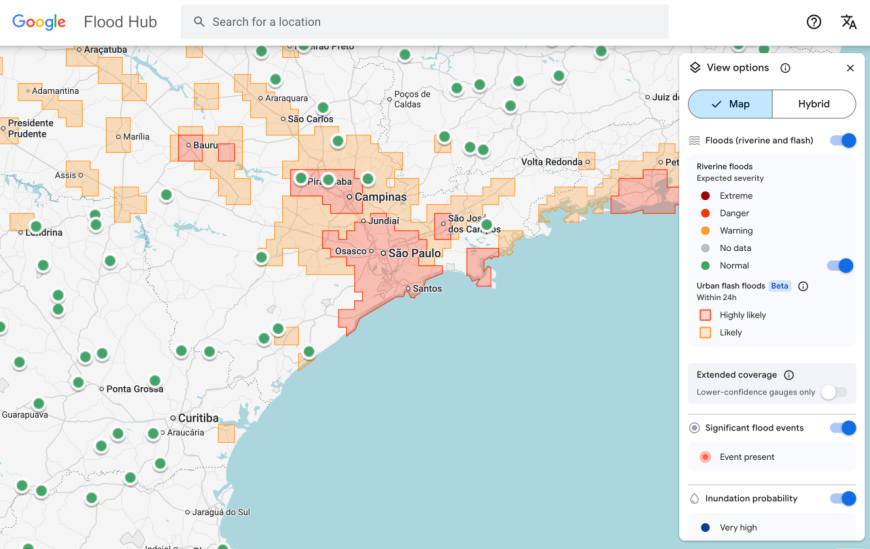 How Google Uses Historic News Data and AI to Predict Flash Floods