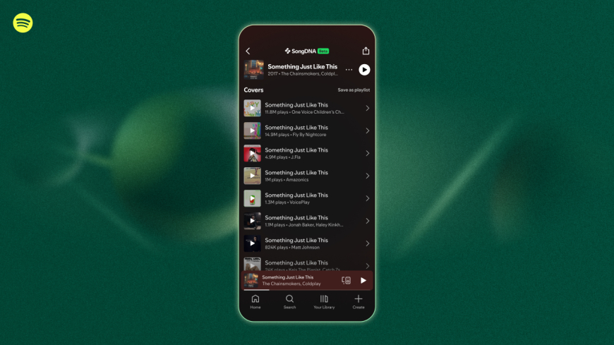 Spotify introduces SongDNA to show how your favourite songs are connected