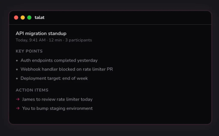 Talat launches an AI meeting notes tool that keeps data stored locally