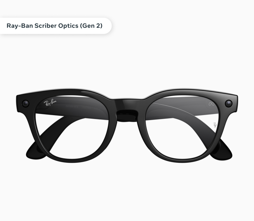 Meta introduces two new Ray-Ban smart glasses tailored for prescription users