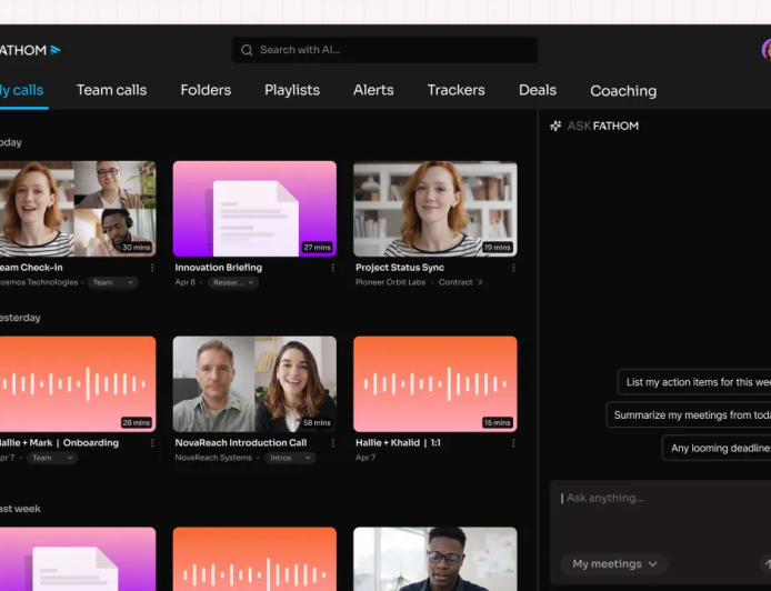 Fathom introduces bot-free meeting mode to compete with Granola