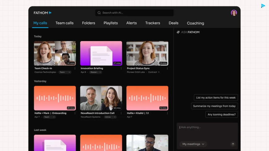 Fathom introduces bot-free meeting mode to compete with Granola