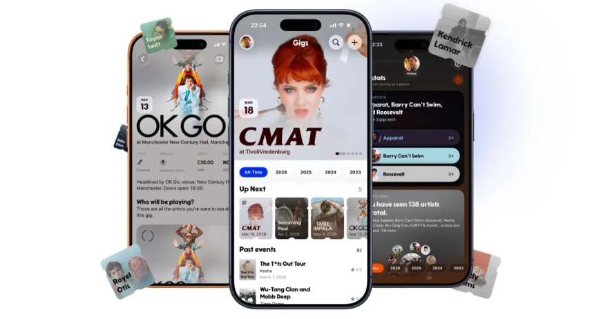 Gigs transforms your concert history into a personal live music archive