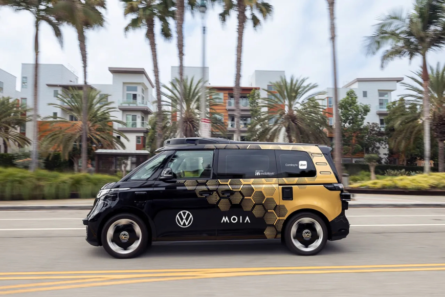 Volkswagen tests self-driving microbuses in Los Angeles before Uber launch