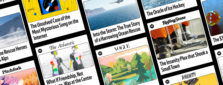 Spotify Expands Audio Content With Narrated Magazine Stories