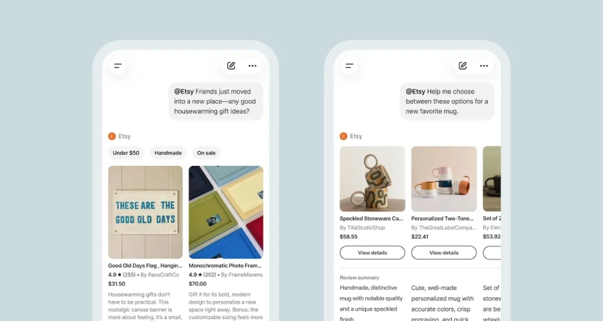 Etsy expands AI strategy with launch of shopping app inside ChatGPT