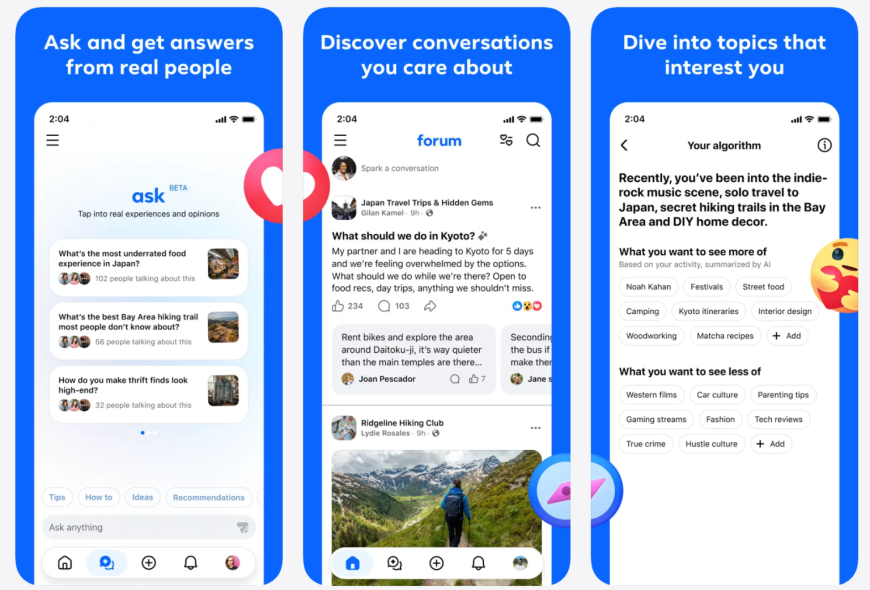 Meta Introduces ‘Forum,’ a New Community Discussion App Inspired by Reddit