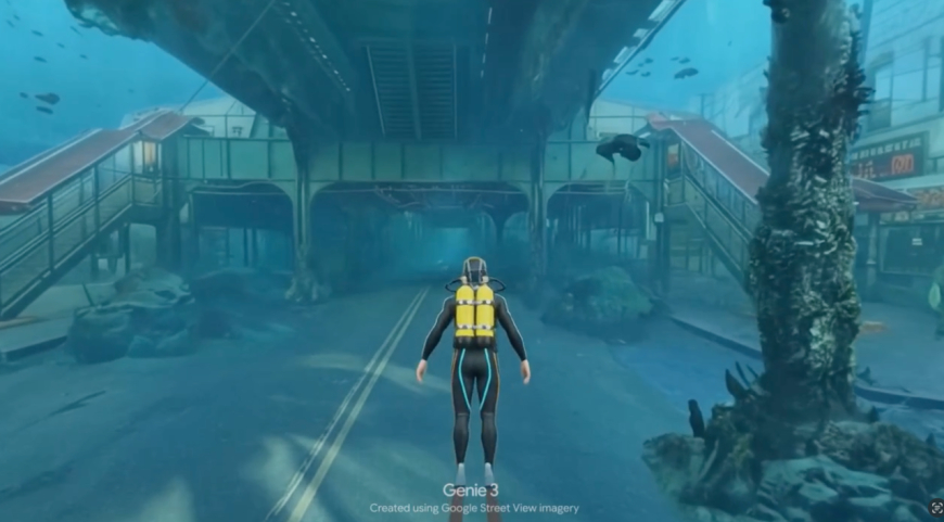 Google’s Genie AI model can now recreate real-world streets using Street View data