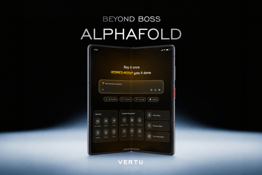 Vertu Unveils Luxury AI Foldable Phone for Business Leaders Starting at $6,880