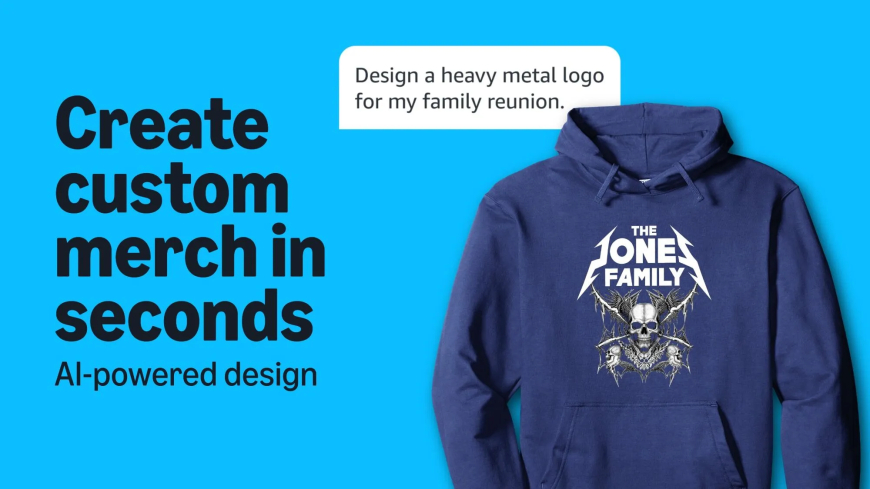 Amazon Introduces AI-Powered Custom Merchandise Design Tool