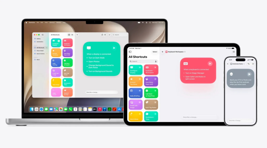 Apple Introduces AI-Powered Shortcuts for Creating Automated Workflows