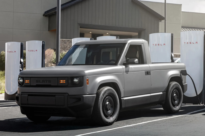 Slate Auto unveils minimalist electric pickup truck priced from $24,950