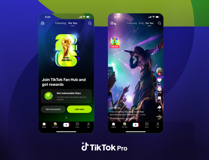 TikTok unveils TikTok Pro Events app for major global cultural and sporting moments