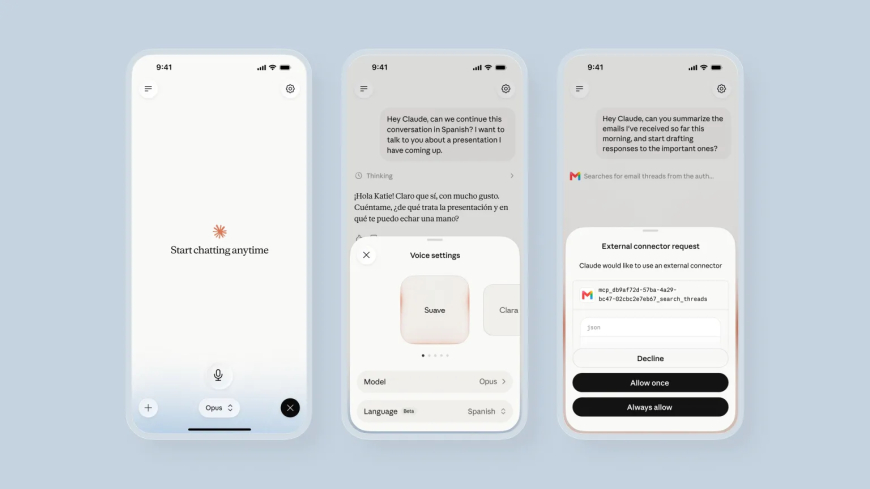Anthropic Upgrades Claude Voice Mode With Opus, Sonnet and Haiku Models