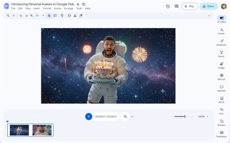 Google Vids Adds AI Avatars and Gemini Omni Video Creation Tools