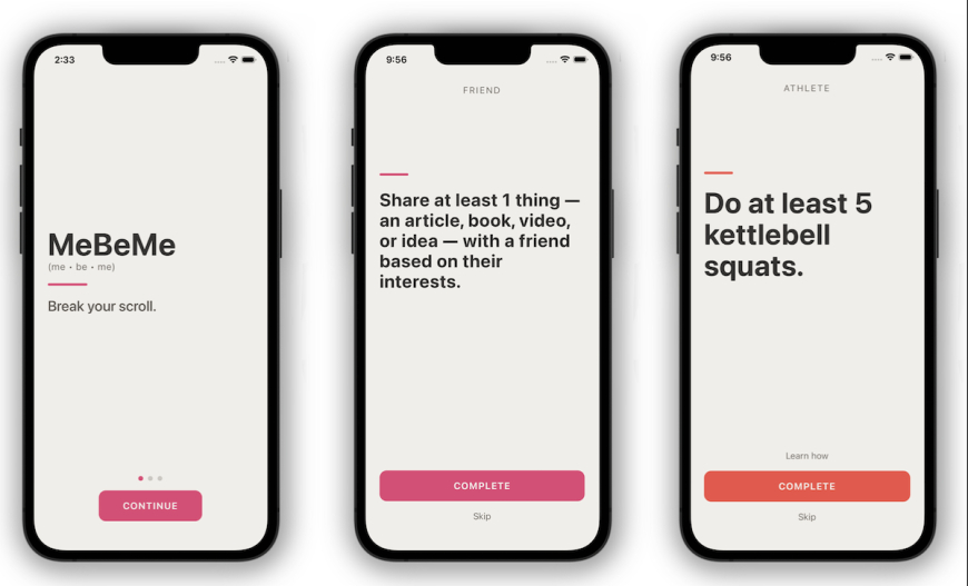 MeBeMe Launches Habit-Building App to Help Users Break Doomscrolling