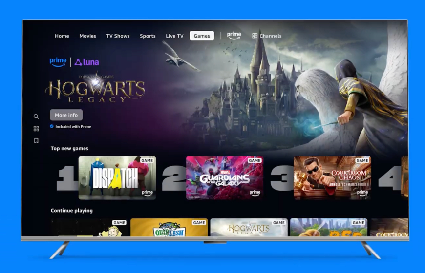 Amazon Brings Luna Cloud Gaming to Prime Video With New Games Hub
