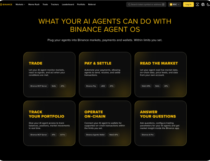 Binance Launches Agent OS for AI-Powered Crypto Trading
