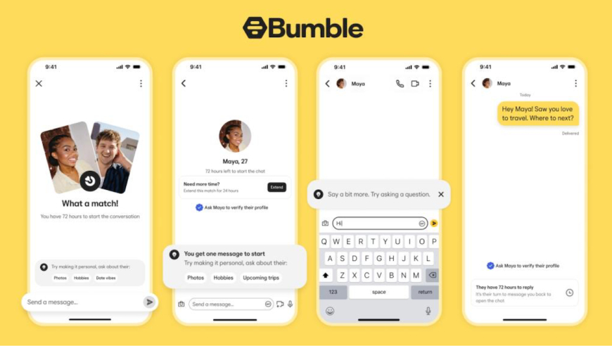 Bumble Ends Women-First Messaging Rule and Extends Match Response Time