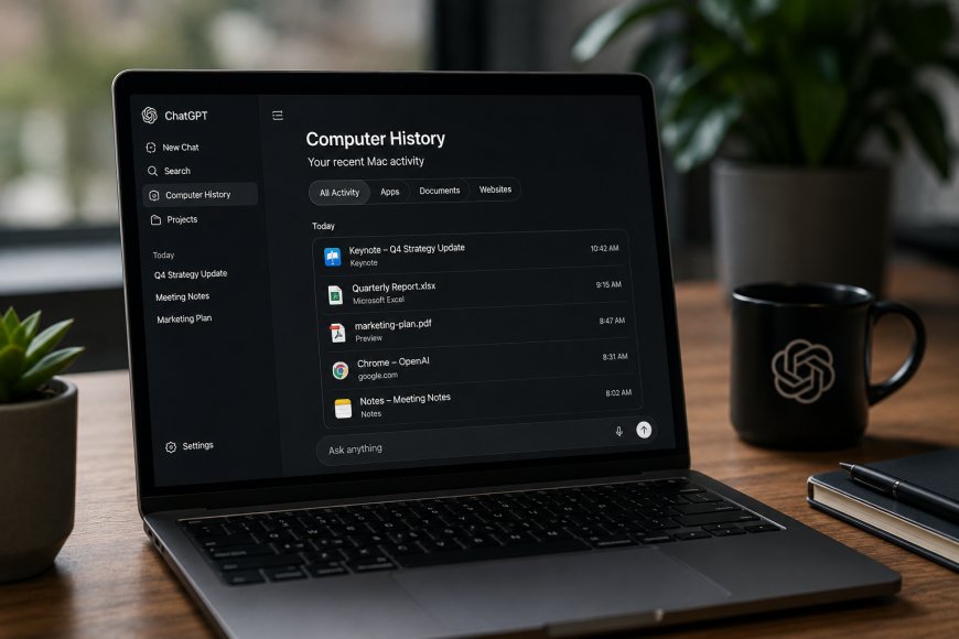 ChatGPT Computer History Tracks Mac Activity for AI Search