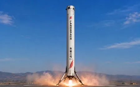 Chinese Rocket Company LandSpace Successfully Lands Reusable Zhuque-3 Booster