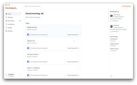 Circleback Launches Free Meeting Note-Taker Plan With Unlimited Meetings