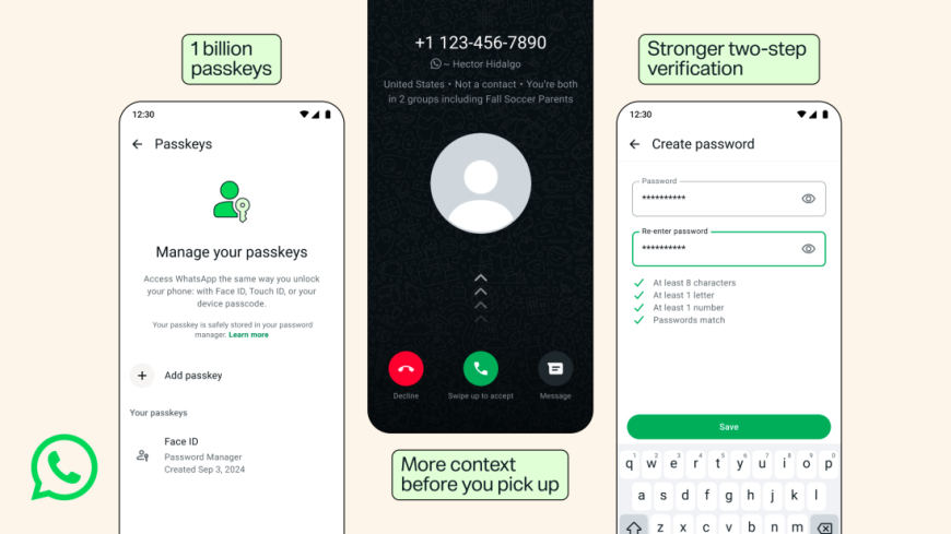 WhatsApp Adds Stronger Two-Step Verification and Passkey Security Updates