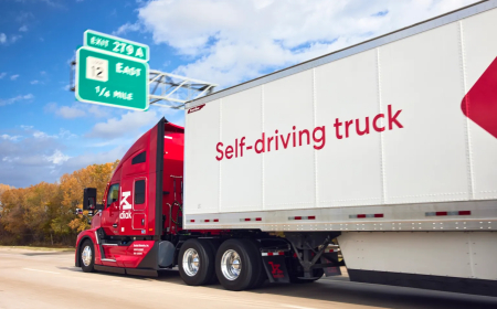 Self-Driving Trucks Begin Testing on California Public Roads