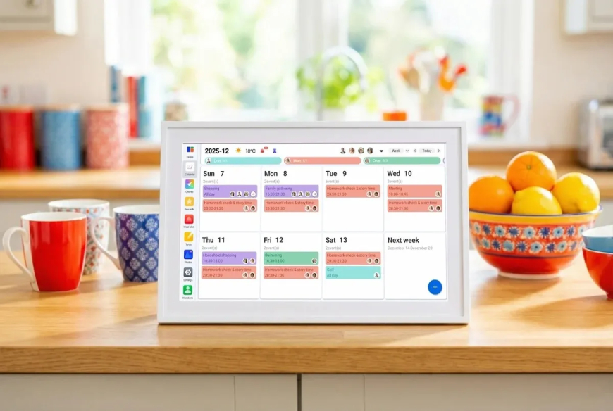 Linkdaze Smart Calendar Organises Family Schedules, Chores and Meals