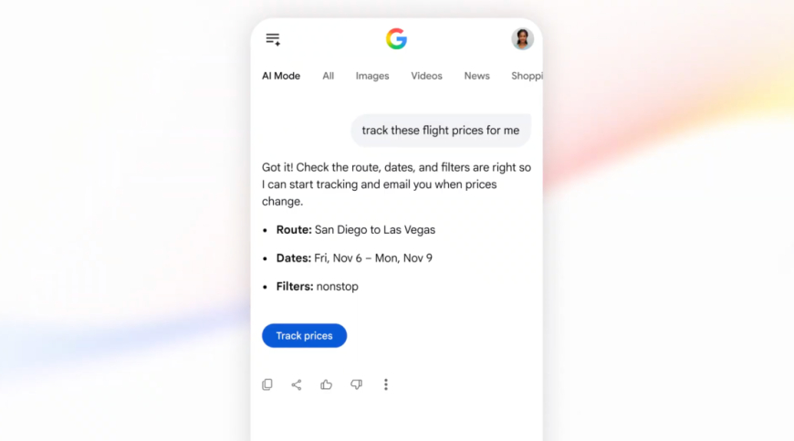 Google AI Mode Adds Flight Tracking and Hotel Booking Features